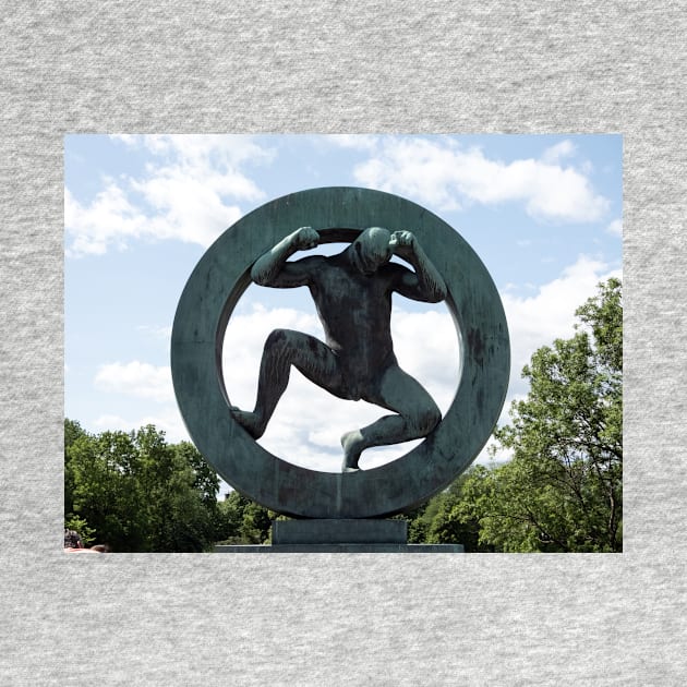 Vigeland Park circle of life sculpture by HazelWright